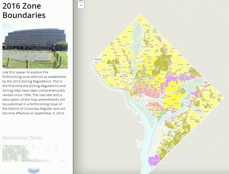 Zoning Maps of the District of Columbia dcoz