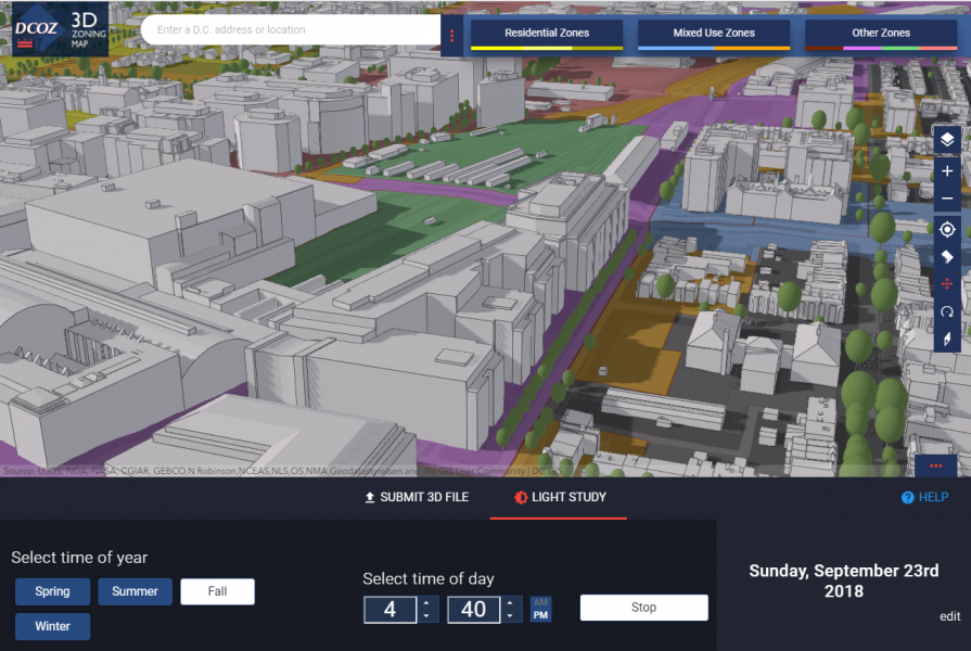 3D Zoning Map