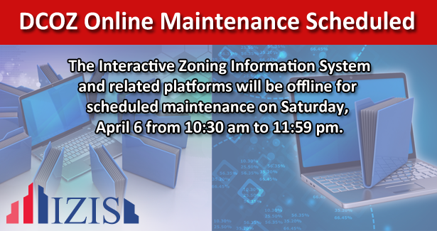 DCOZ Online Maintenance Scheduled