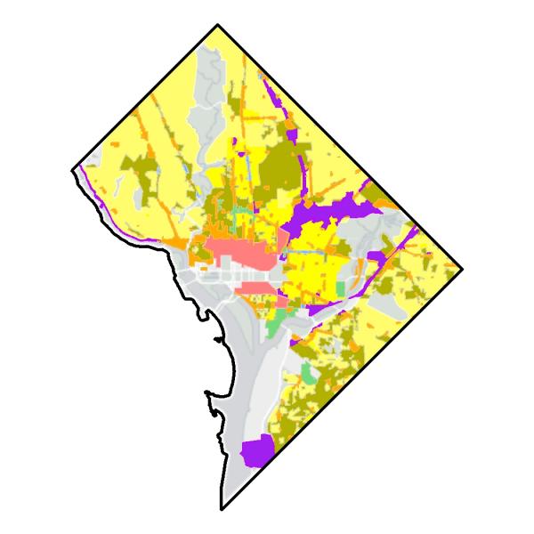 map of wash dc area