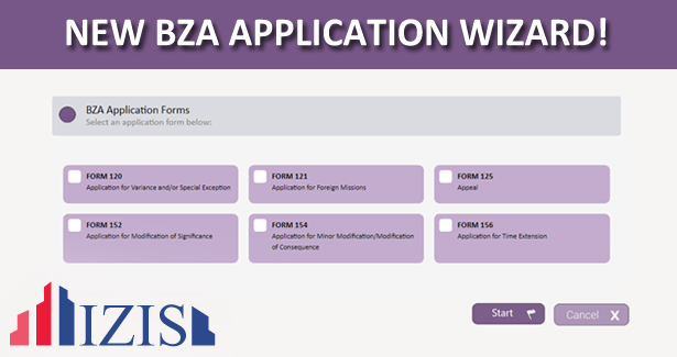 BZA Forms Updates