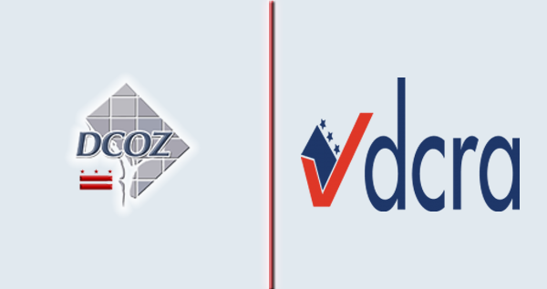 DCRA Logo DCOZ Logo